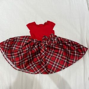 H&M Plaid Christmas Dress 3/4T